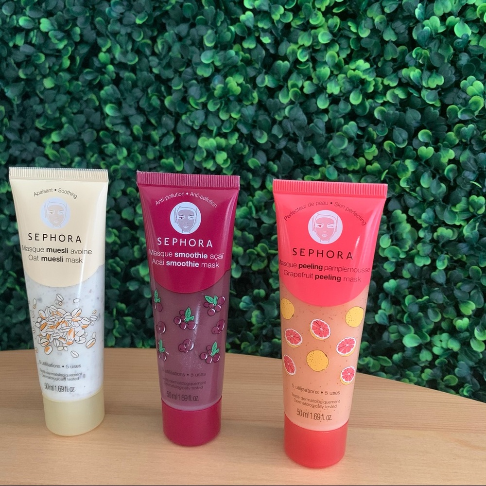 NEW Sephora mask trio